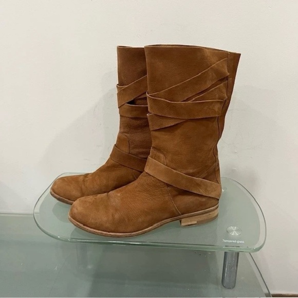 Eileen Fisher Women’s Suede Brown Boots Size 8‎ Super Soft - Picture 2 of 8
